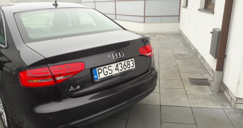 Audi A4 cena 47500 przebieg: 251000, rok produkcji 2012 z Gostyń małe 37